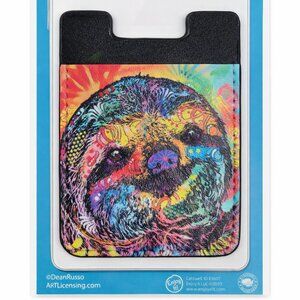 Enjoy It LLC Sloth Phone Pocket by Dean Russo – Stick-On Card Holder – New